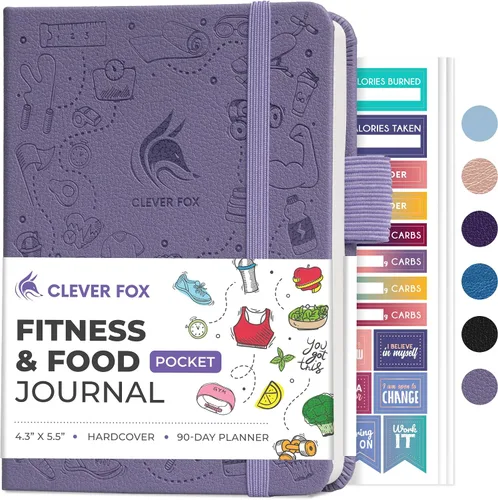 Vista 13 de Clever Fox Diario de fitness & Food – Planificador de nutrición y entrenamiento para mujeres y hombres – Libro de registro de ejercicio de dieta