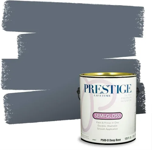 Vista 61 de Prestige Paints - 2 en 1, pintura base y pintura de exterior, E100-N-SW6988
