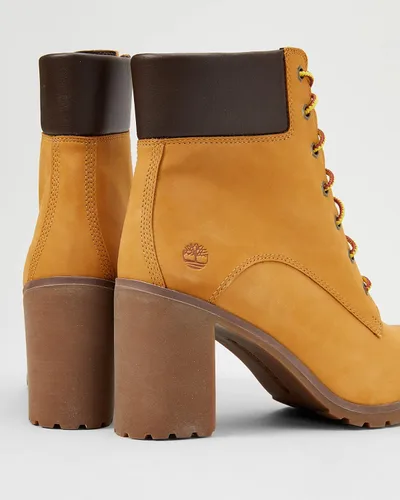 Vista 7 de Timberland Botas de tobillo con cordones para mujer, Trigo gamuzado, 6
