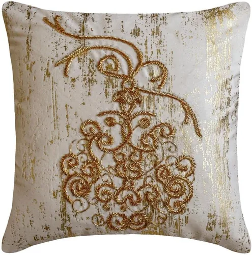 Vista 25 de The HomeCentric Funda de almohada dorada, funda de almohada geométrica moderna, funda de almohada de 12 x 12 pulgadas (11.8 x 11.8 in), funda
