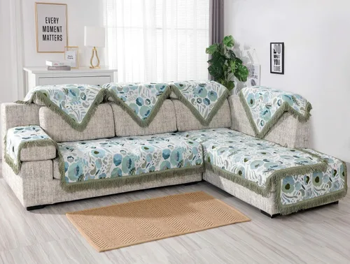 Vista 7 de OctoRose Funda antideslizante para sofá y sofá, protector de mueble, funda de sofá seccional, fundas para brazos de sofá, felpilla gruesa