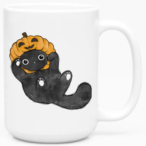 Vista 134 de LookHUMAN Tazas de Halloween Taza de café de Halloween - Tazas de café para decoración ideales para amantes y entusiastas de la decoración - Taza