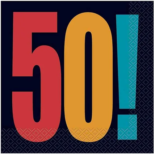Vista 2 de Collar de cuentas de vidrio de chupito de cumpleaños 50 cumpleaños