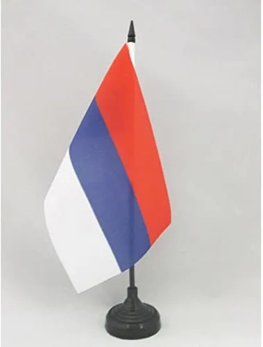 Vista 70 de AZ FLAG Aland Table Flag 4x6 in 100D Polyester Plastic Base Indoor use Finnish 15x10 cm desk flag stitched finish with reinforced edges with