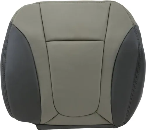 Vista 7 de U.S.AutoSeat- Funda compatible con Chevy Trailblazer 2002 a 2004, parte inferior delantera de piel, 2 tonos, gris