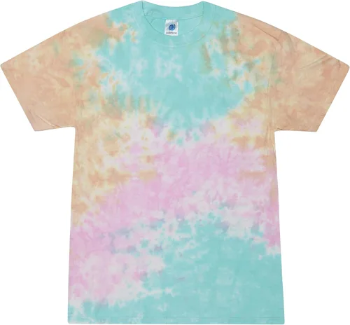 Vista 19 de Colortone Camisetas Tie Dye para Hombre y Mujer - Camisetas de manga corta unisex Tie-Dye para adultos Acadia