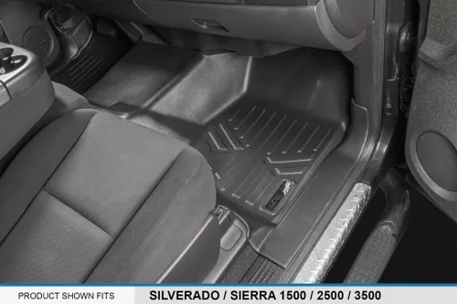 Vista 3 de MAXLINER - Juego de alfombrillas de 2 filas para Chevrolet Silverado 1500 2007-2013