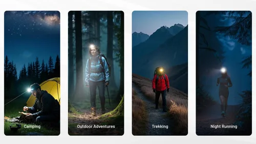 Vista 5 de Nitecore NU25 MCT UL - Linterna frontal ultraligera de 400 lúmenes y banco de energía de 10000 mAh, USB-C recargable para campamento, mochileros