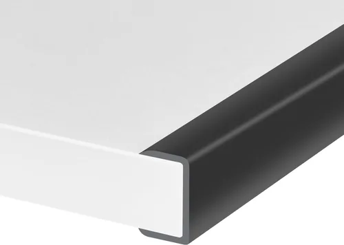 Vista 11 de Borde de goma protector, canal en U autoadhesivo de 1-1/2 pulgadas para maderas, bandas flexibles en forma de U para despegar y pegar, protector