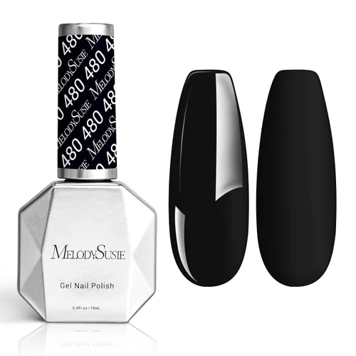 Vista 53 de MelodySusie - Esmalte de uñas en gel con brillo perla rosa brillante, 0.5 fl oz, efecto hilo, con acabado de concha rosa brillante, UV LED