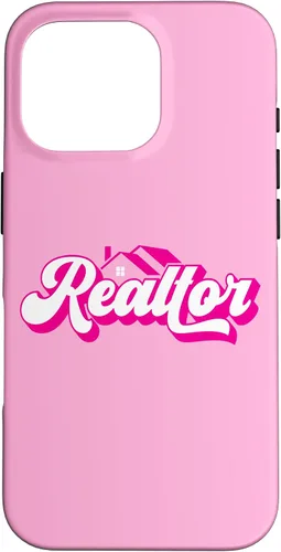 Vista 20 de iPhone 12 Pro Max Agente de Bienes Raíces Mujer Rosa Caso