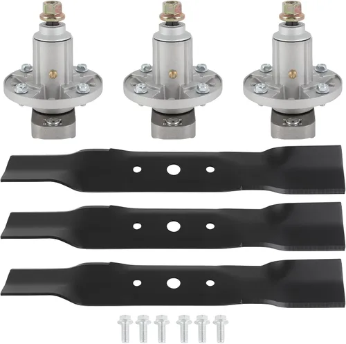 Vista 48 de SCITOO Kit de reconstrucción de cubierta, 42 piezas de cubierta de cortacésped compatible con Poulan Pro PP19A42 PB185A42 PB195H42LT PB20H42YT, 1