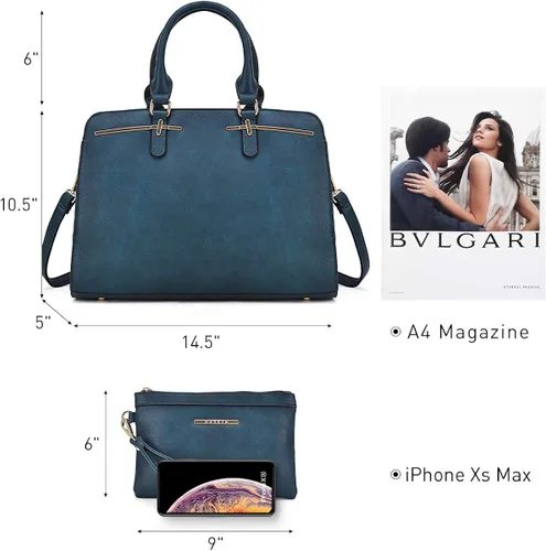 Vista 3 de Dasein - Bolsa de mano para mujer con 3 compartimentos