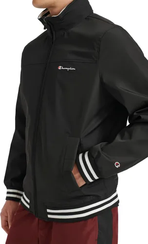 Vista 6 de Champion Men's Water Resistant Varsity Bomber Jacket With Flex Stand Collar