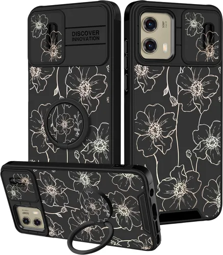 Vista 41 de Funermei Funda para Moto G Stylus 5G 2022, funda para teléfono con diseño de calavera de esqueleto para mujeres y niñas, diseño gótico, Como