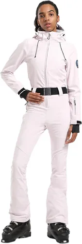 Vista 26 de GSOU SNOW Traje de esquí para mujer, traje de nieve delgado de una pieza, chaqueta de nieve, impermeable, resistente al viento, deportes al aire