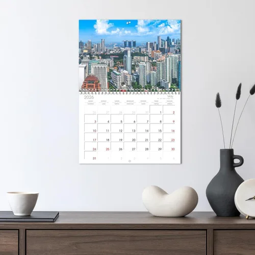 Vista 3 de Singapur - Ciudades modernas y naturaleza intacta. (calendario mensual de pared 2024 11.7 x 16.5 pulgadas (abierto), calendario de 14 meses CALVENDO