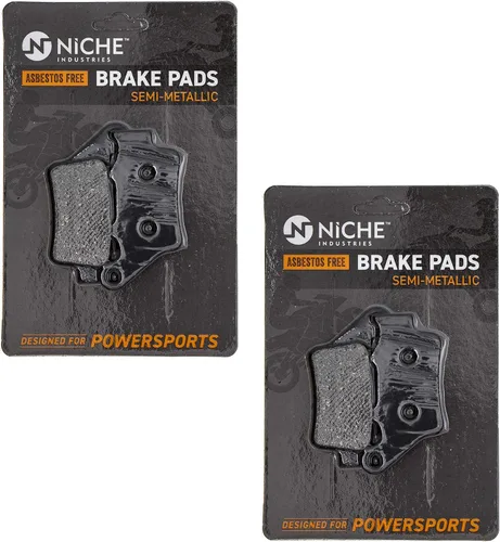 Vista 6 de NICHE Juego de pastillas de freno para Husqvarna WR 125 250 BMW F800S F650 F800GS F650GS F700GS KTM Triumph Delantero Trasero Semimetálico