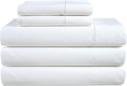 Vista 321 de LANE LINEN - Sábanas individual 100% algodón egipcio suave, cómodo y grueso de calidad de hotel, costuras reforzadas totalmente elásticas, sin