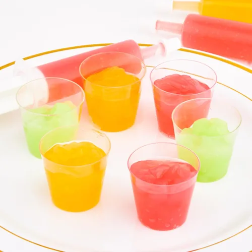 Vista 4 de JOLLY CHEF Paquete de 500 vasos de chupito de plástico de 1 oz, vasos de 1-transparente-500