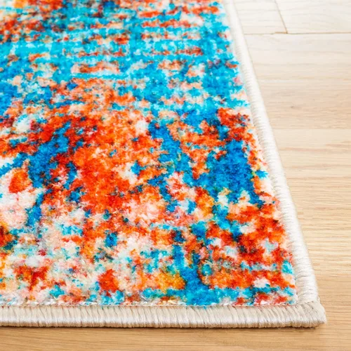 Vista 4 de SAFAVIEH Bahia Collection - Alfombra de pasillo de 2 pies 2 pulgadas x 9 pies, diseño bohemio sobreteñido, no desprende pelusa y de fácil cuidado