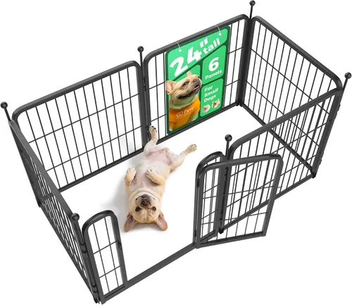 Vista 61 de FXW Rollick - Corralito para perros para patio, campamento con casa rodante, patentado, 24 pulgadas, 2 paneles Fácil instalación, resistente