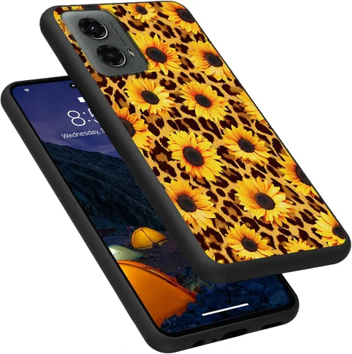 Vista 65 de Funda para Motorola Moto G Play 4G 2024, delgada y ligera, de silicona de TPU suave, color negro, ultrafina, para Motorola Moto G Play 4G 2024, Art