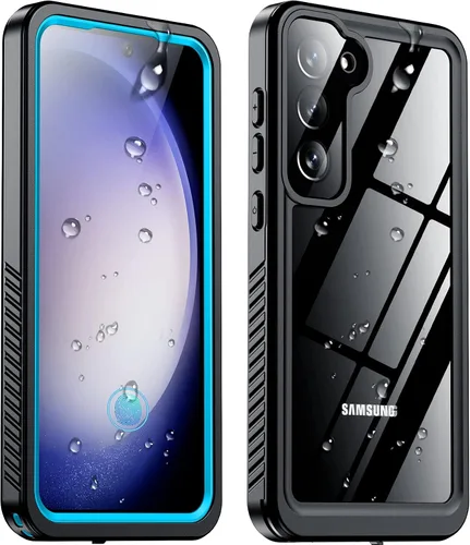 Vista 10 de Funda para Samsung Galaxy S23, lente y protector de pantalla incorporados a prueba de agua, cuerpo completo a prueba de golpes, a prueba de caídas