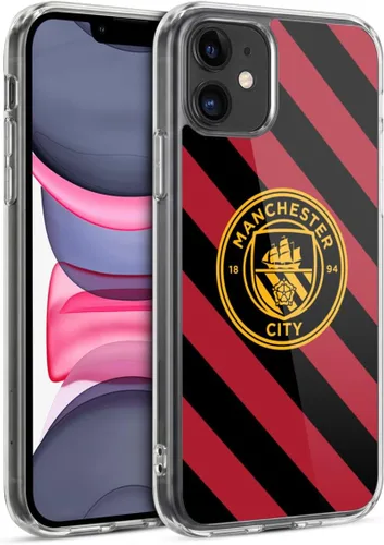 Vista 59 de Head Case Designs Funda de gel con licencia oficial del Manchester City Man City FC Away 2022/23 [protección de grado militar] compatible con Apple