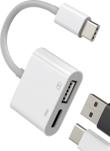 Vista 8 de Adaptador Lightning macho a USB hembra, cable OTG de sincronización de datos compatible con iPhone 13 11 12pro Max Mini XR X XS 8 7 SE Plus