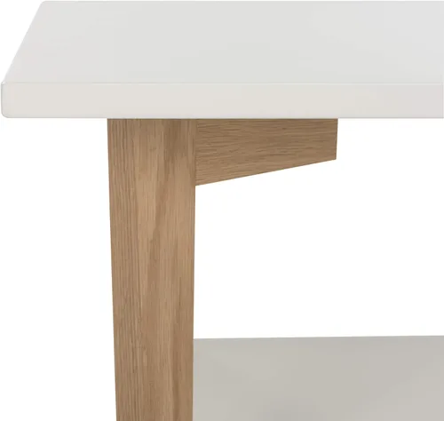 Vista 4 de Safavieh Home Collection Caraway - Mesa de centro blanca y natural