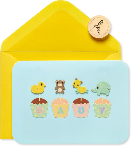 Vista 8 de Papyrus Tarjeta de baby shower (abundancia de buenos deseos)