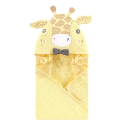 Vista 40 de Hudson Baby Toalla con capucha unisex de algodón con cara de animal para bebé, cocodrilo, talla única