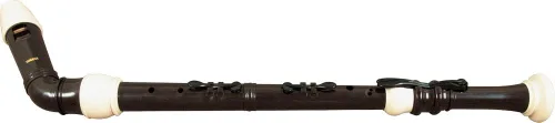 Vista 2 de Yamaha YRB-302B Flauta dulce bajo, en clave de Fa, negro