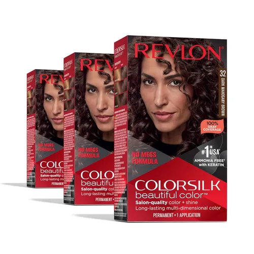 Vista 38 de Revlon ColorSilk Beautiful Color 41 marrón medio 1 ea (paquete de 5)