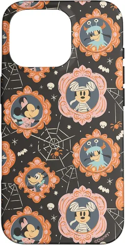 Vista 20 de iPhone 16 Disney Mickey Mouse & Pals Spooky Cute Halloween Frames Case