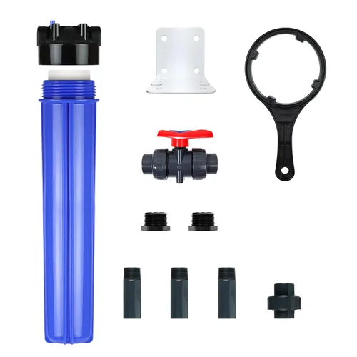 Vista 7 de Aquasana SimplySoft® Ablandador de agua de 40.000 granos - Reducción de agua dura para toda la casa - Sistema de tanque base y gabinete WH-SF40-BASE