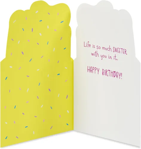 Vista 2 de American Greetings Tarjeta de cumpleaños para niños (Más dulce)