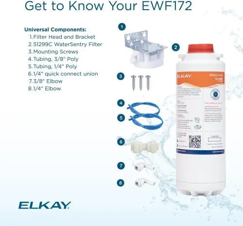 Vista 2 de Elkay EWF172 WaterSentry VII Kit de filtro (enfriadores + fuentes)