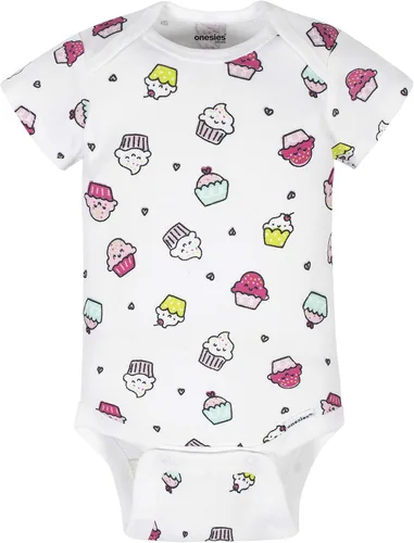 Vista 3 de Onesies Brand baby-girls 8-pack Short Sleeve Mix & Match Bodysuits