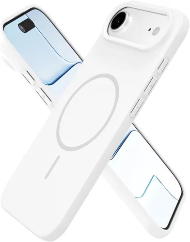 Vista 230 de Oakxco Funda de Silicona Mag Safe para iPhone 12 Pro Max, Funda Magnética Delgada y Fina Compatible con Carga Inalámbrica MagSafe, Bonita Funda