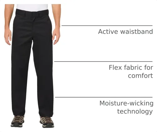 Vista 4 de Dickies Pantalones de trabajo 874® Flex Twill para hombre Negro