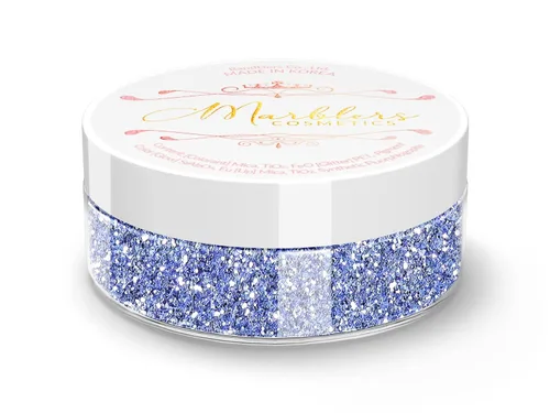 Vista 17 de MARBLERS Polvo de mica natural grueso [perla azul acero] 0.11 onzas (0.11 oz) altamente pigmentado no tóxico, vegano, libre de crueldad animal