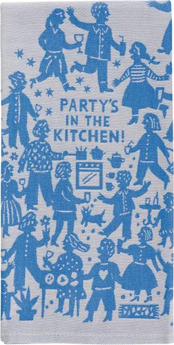 Vista 8 de Blue Q Tomato Season - Toalla de cocina tejida jacquard divertida, 100% algodón, duradera, suave y súper absorbente, lavable a máquina y resistente