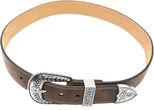 Vista 2 de Ariat la grasa de la mujer Distressed Cinturón de piela10004610
