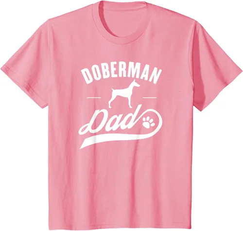 Vista 58 de Doberman Dad - Camiseta para amante del dueño del perro, Negro, S