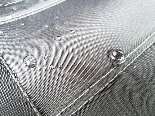 Vista 5 de Fundas de asiento de lona negra, juego completo, resistente al agua, protección interior de camión, ajuste universal, compatible con airbag
