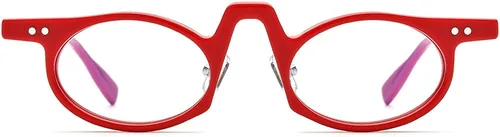 Vista 4 de HEPIDEM Marco de lentes de acetato para mujer vintage pequeño ovalado lentes ópticos para hombre