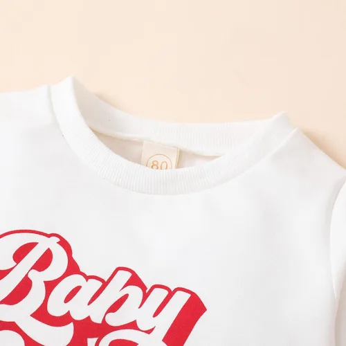 Vista 3 de Vestido blanco para bebé, traje de regreso a casa, trajes para bebé, niño, talla 3T, bata de mamá y swa de bebé