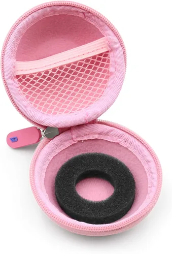 Vista 7 de Casematix Funda de transporte rosa compatible con Tamagotchi On Virtual Interactive Pet Game, incluye solo funda compacta